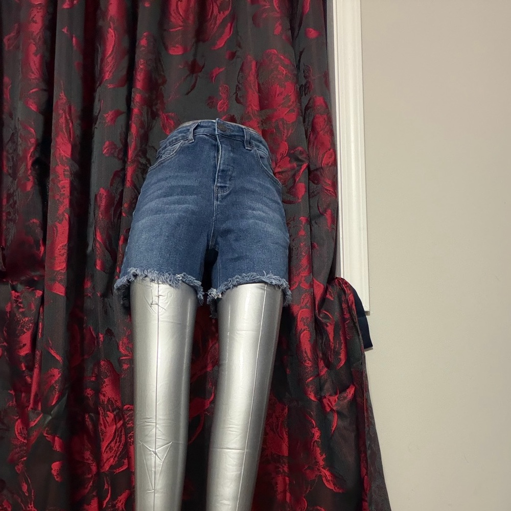 Royalty For Me High Rise Denim Shorts
